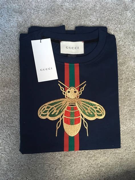 gucci bee embroidered sweater|Gucci jumper women's.